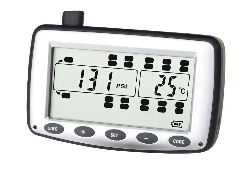 Система контроля давления в шинах TPMS для грузовиков и прицепов автофургонов автомобилей 433 92 МГц 22 дюйма