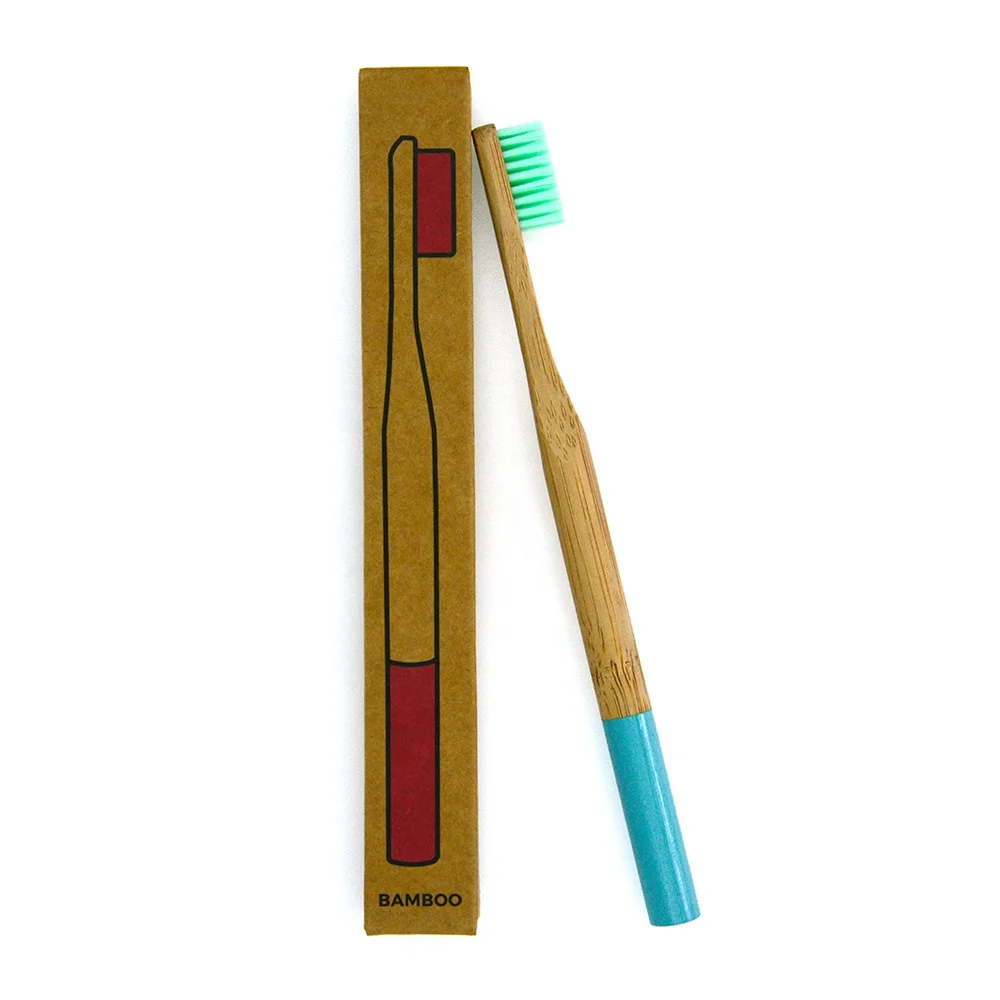 ZigZag Bristles Shape FSC Certified Round Toothbrush Bamboo