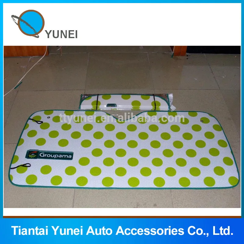 Cheaper Foldable PE Bubble Front Window Advertising Car Sunglass Shield