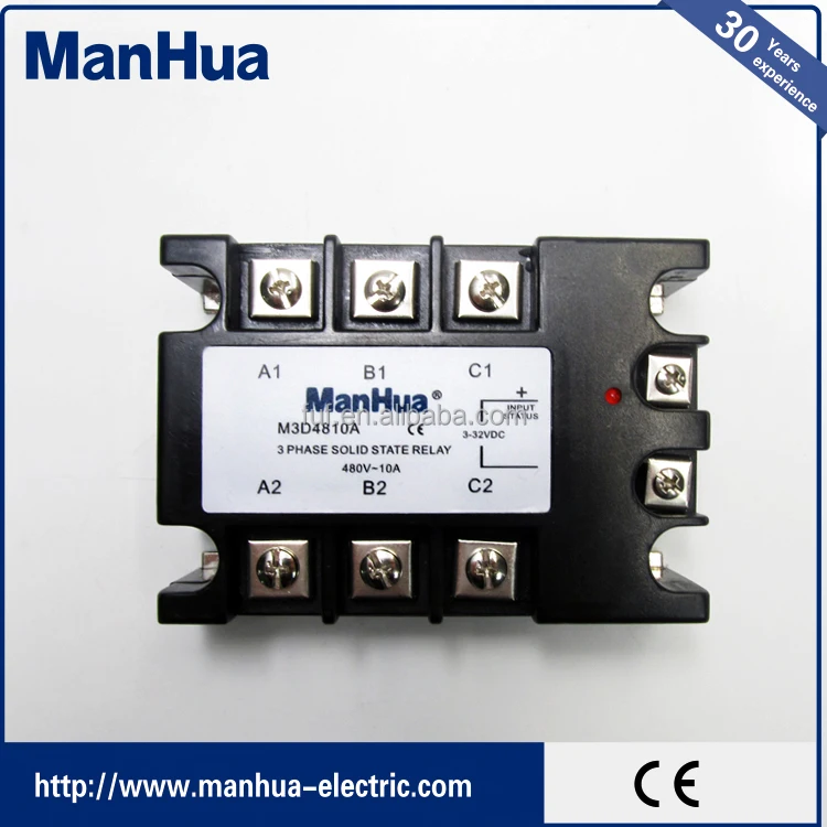 Crydom тип трехфазный ОКРУГ КОЛУМБИЯ управления ПЕРЕМЕННОГО ТОКА 3-32VDC 10A твердотельные реле/сср реле с CE