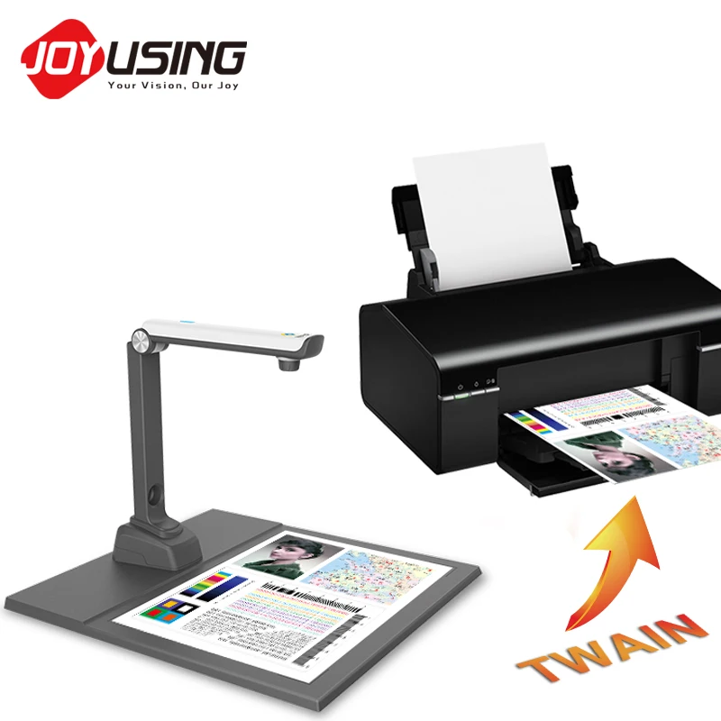 5 Mega Pixel High Resolution A3 A4 CMOS Folding Overhead Scanner Document Scanner