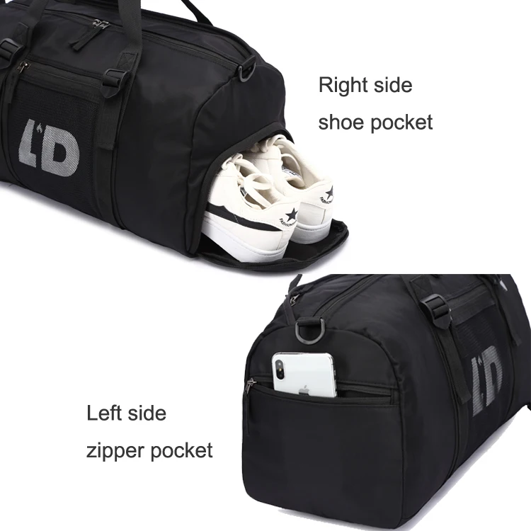 
Aosheng wholesale popular waterproof nylon packable sport travel foldable duffel bag 