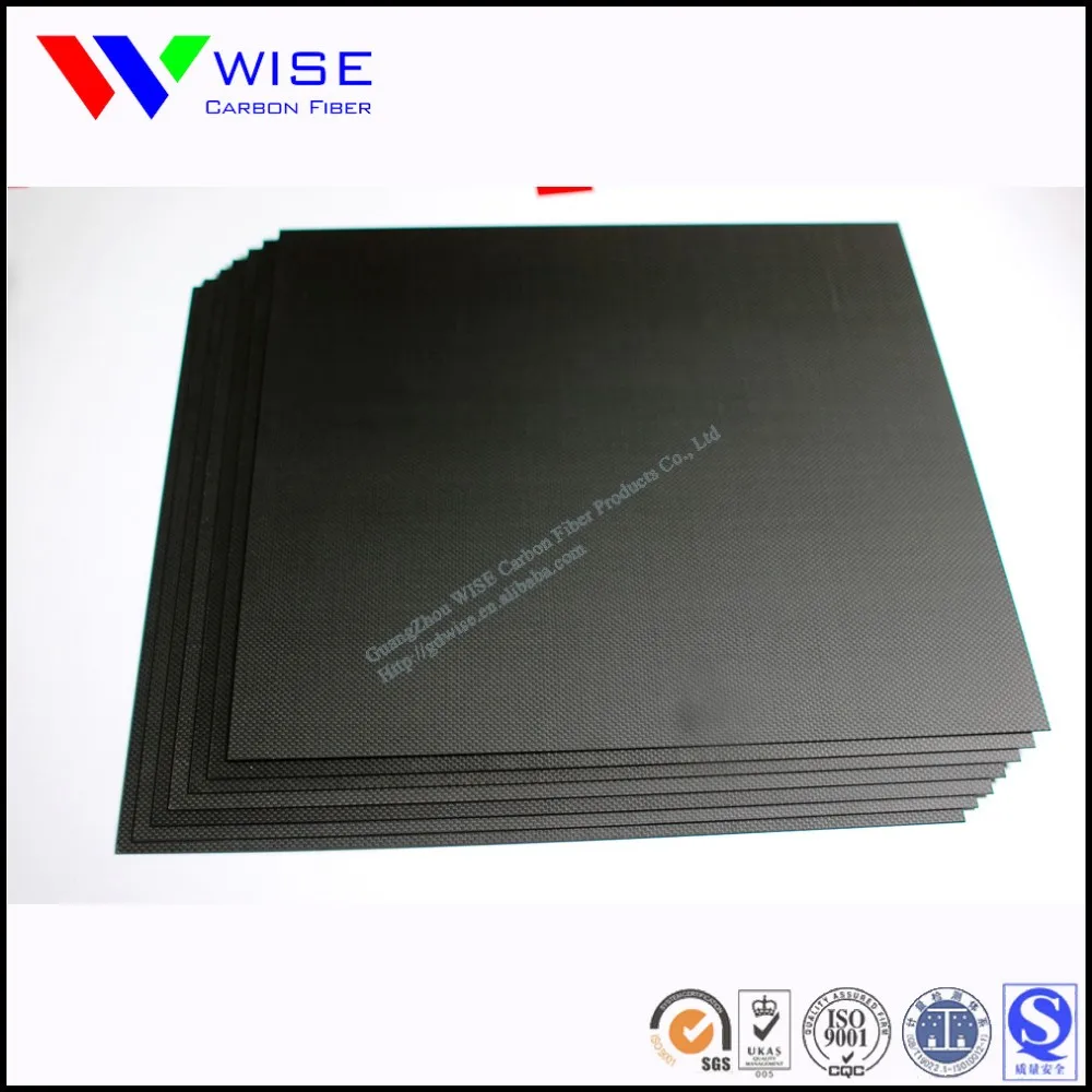  Высококачественный 3K Toray простой саржевый лист из углеродного волокна с глянцевой или матовой поверхностью