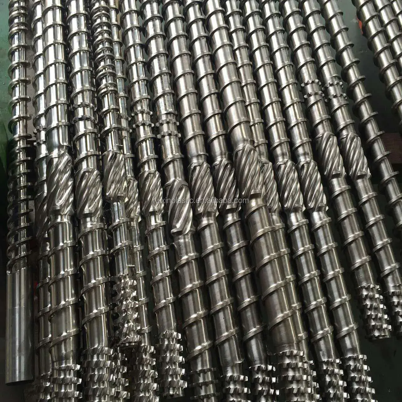 Pe film extruder screw and barrel