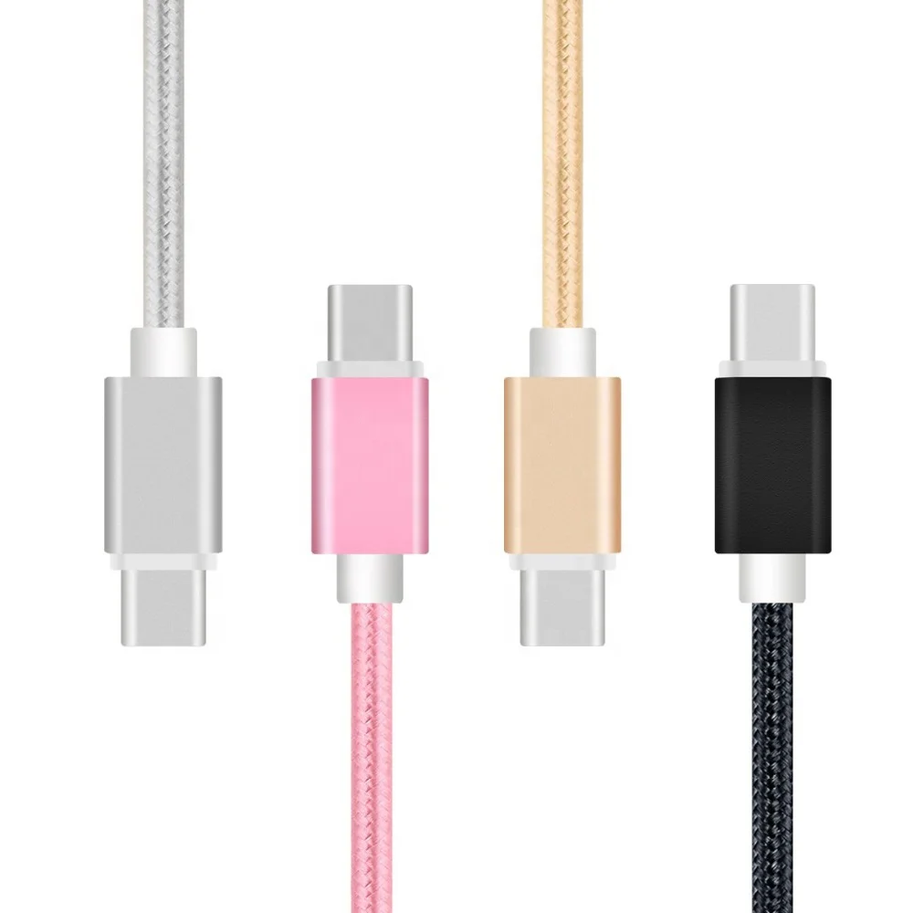 1M Nylon Braided USB C Type Cable Fast Charge For Samsung S9/S8/Note 9/Note 10/Pixel/LG V30 G6/OnePlus 5 3T USB 3.0 Cable 3.3FT