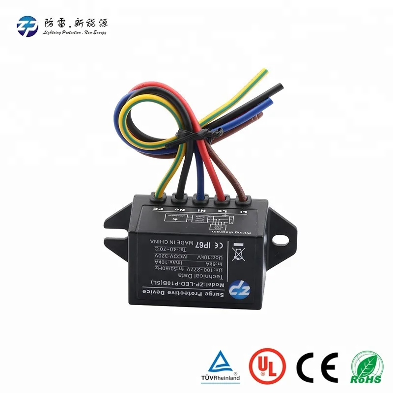 Zp-led-p10b(5l) 10kv Lower Clamping Device Electrical Apppliances Protector