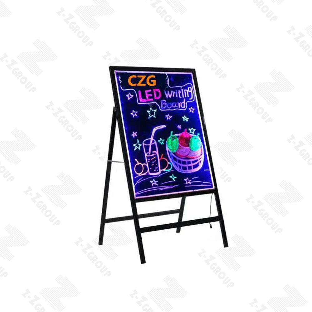 LED Fluorescent LED Writing Board Manufacturer Illuminated Colored Marker RGB Flash Lighting Board SMD5050 Advertising Display