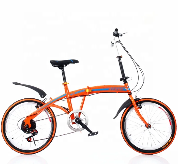 Factory direct supply 18 inch mini cooper folding bike with colorful tire