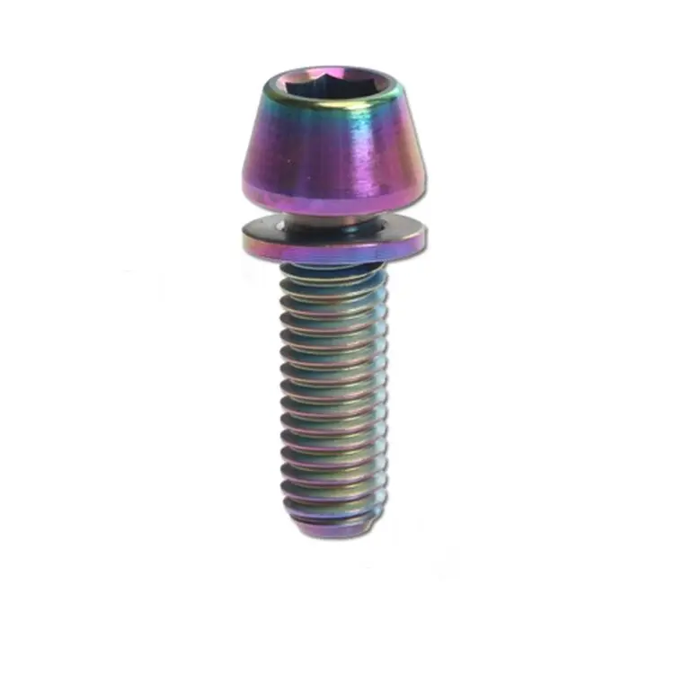 Quality bicycle m5 titanium screw bolt