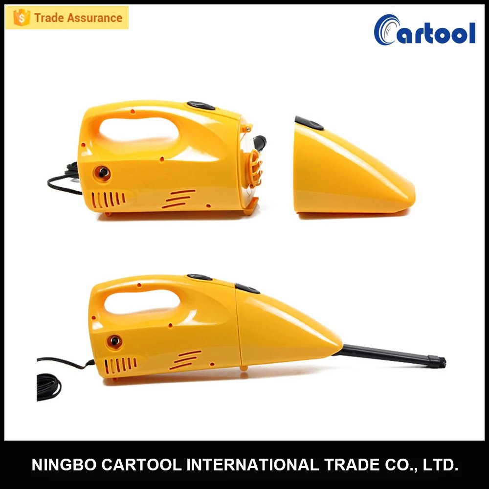 DC 12V portable car vacuum cleaner with air compressor