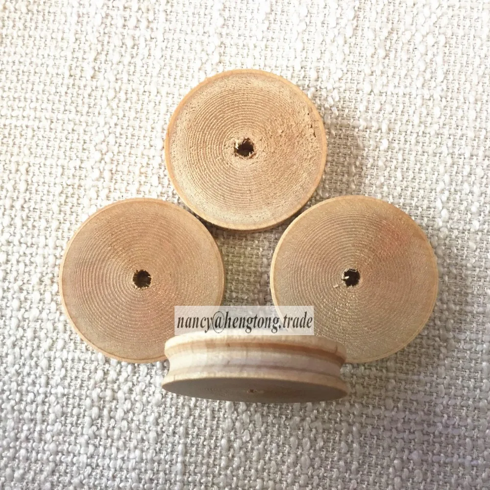 40mm birch wheel wood bead,birch pulley,wood accessory without varnish