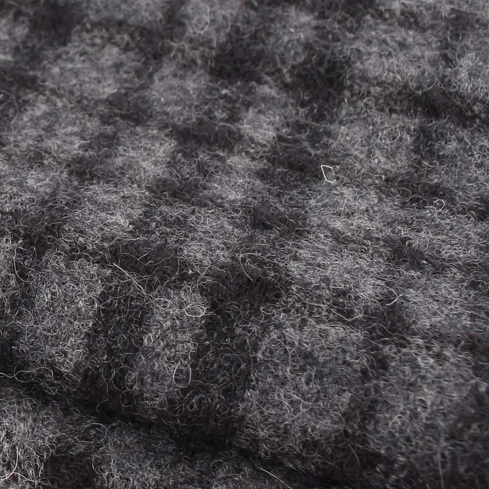 
55% polyester 45% wool check wool cotton woven blend suit fabric 