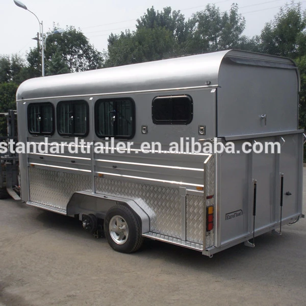 
Angle load horse float 