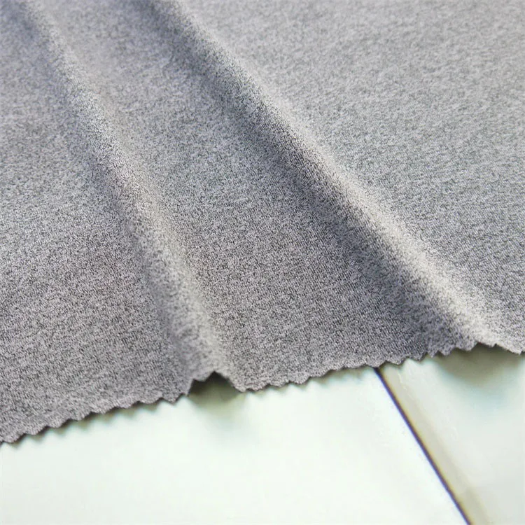 
195gsm stretched jersey knit fabric polyester for yoga suit 