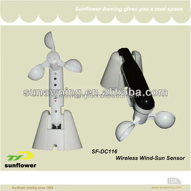 SF-R-DC116 тент управление беспроводной ветер и Солнце Датчик