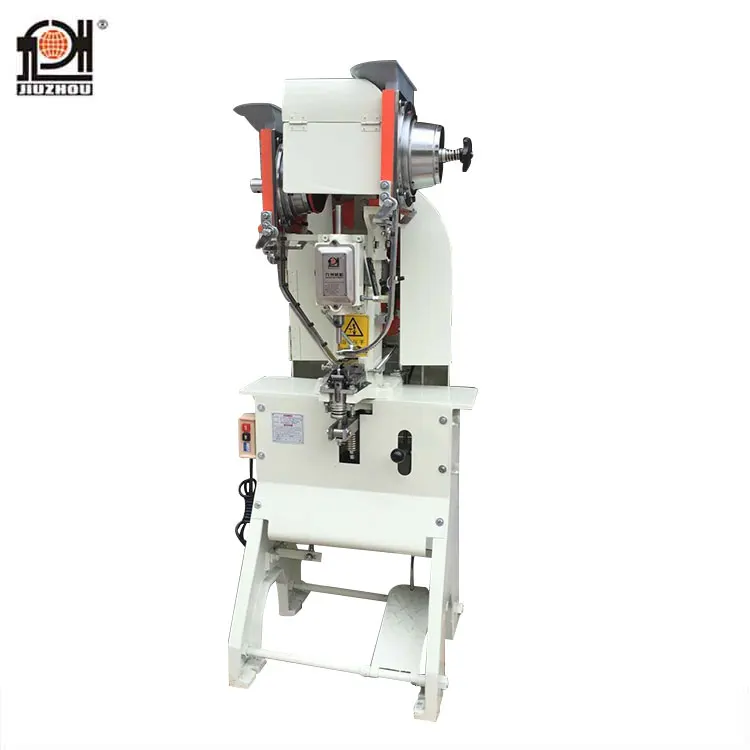 Shoe Making Machine Fully Automatic Grommet / Eyelet Machine For Shoe Upper