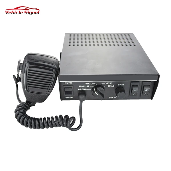 Wholesale 12v High Power Emergency Warning siren amplifier car alarm siren siren for car