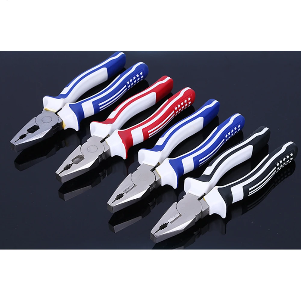 Hot sale 6 7 8inch multi function of cutting plier set professional slip joint combination pliers