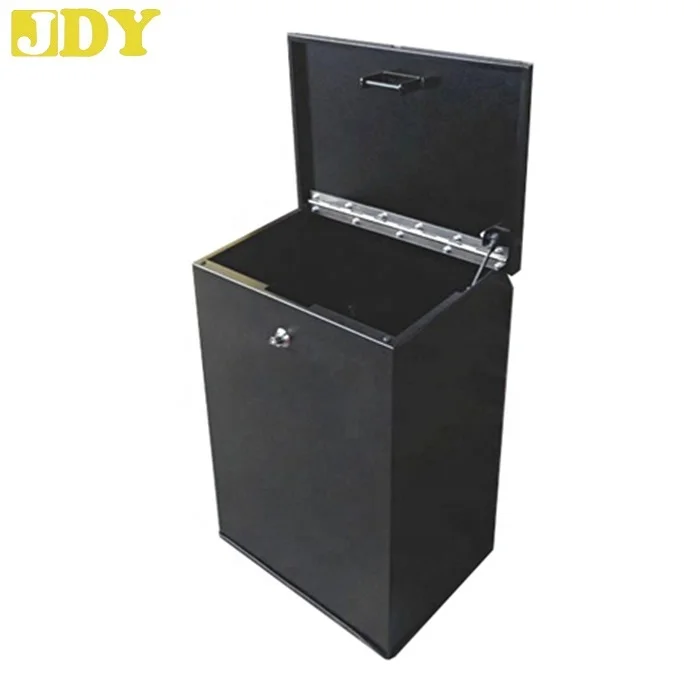standing mini post mailbox american Parcel Mail Box black Outdoor Drop Box with Combination Lock mailbox
