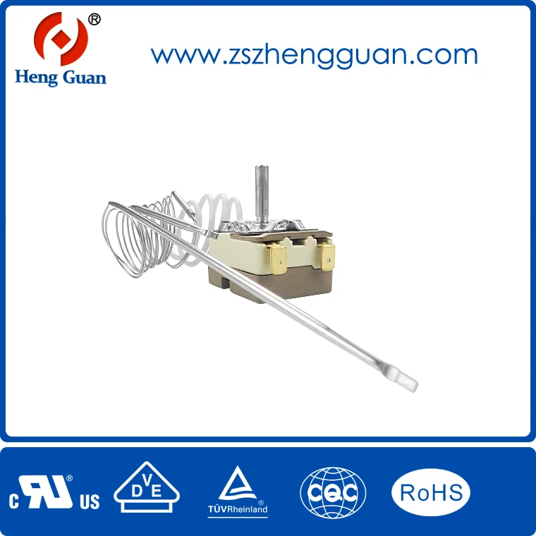 Zhongheng manufacturer capillary thermostat with CUL TUV