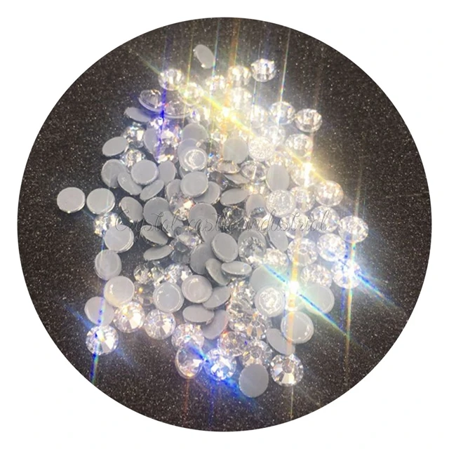 Crystal Castle 4A 10SS clear white flatback rhinestone embellishments wholesale glass hotfix crystals