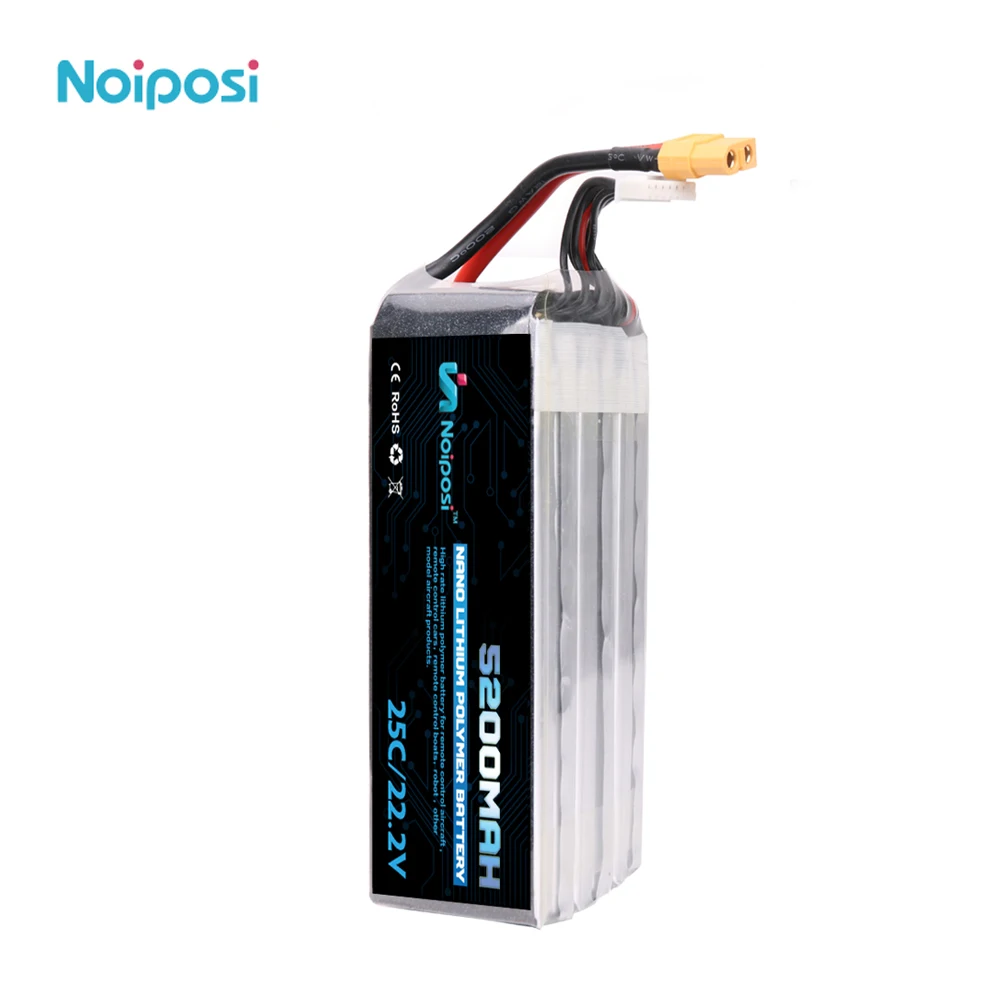 25C 35C 45C 60C Lipo Battery 6s 22.2v 5200mah,High Discharge Rate Lipo