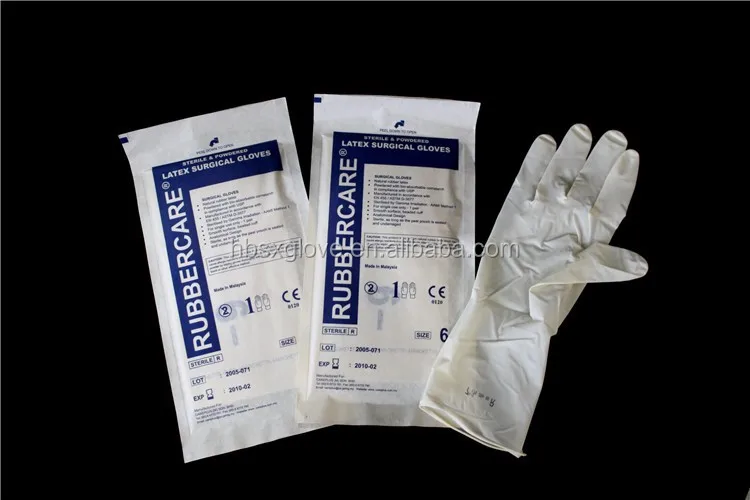 
price of medical gloves disposable latex surgical powder free 