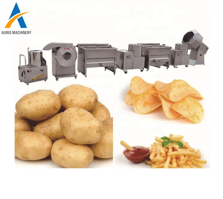 Industrial Banana crisps french fries making machines production line