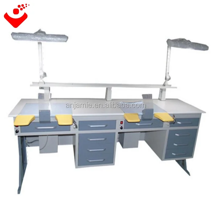 dental lab workstation for 2 person technician table