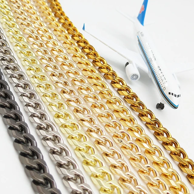 Bag chain strap non-fading metal shoulder strap shoulder slung chain detachable strap