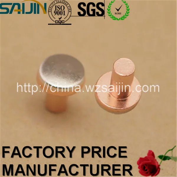 производим электрический переключатель серебра биметаллический контакт заклепки с rohs утвержденной