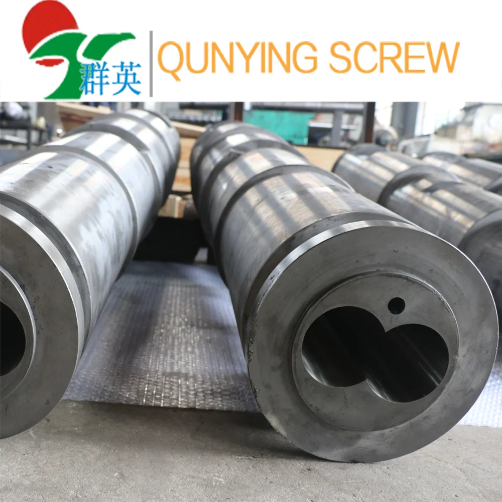 professional bimetallic conical twin extruder screw manufacturer bimetallic twin screw