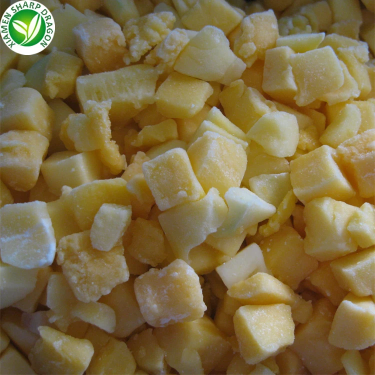 
100% High Quality Frozen Mango Sliced Frozen Half-cut Mango 