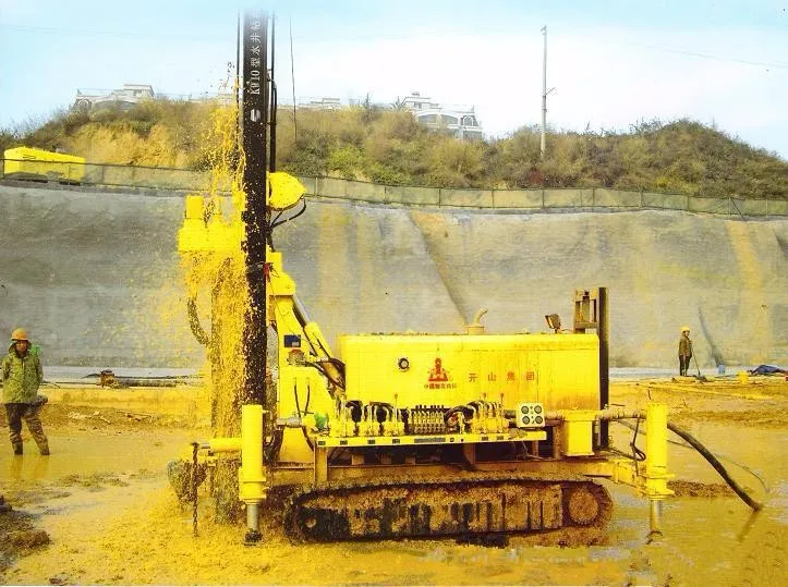 KaiShan KW30 hydraulic rock percussion mining drilling, geothermal water well drill machine rig