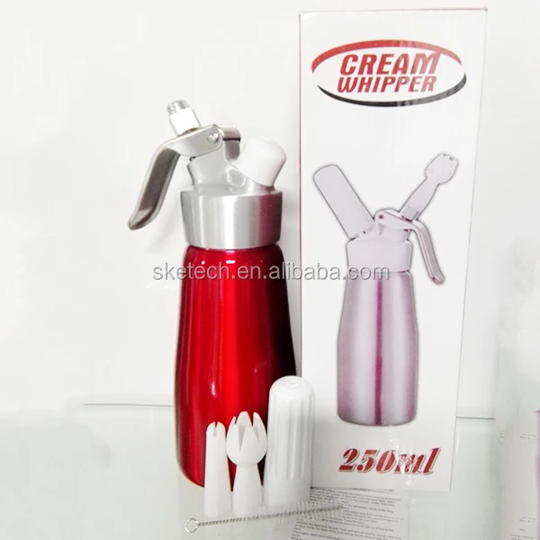 250ML Cream Whipped Dispenser Eco-Friendly All Aluminum Material Whip cream Charger dispenser
