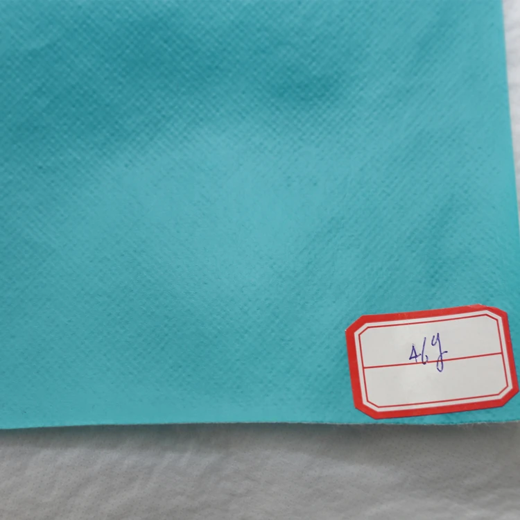 Green 46gsm SF micropore breathable film composite PP spunbond non woven