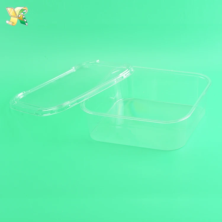 
Clear Plastic fruit clamshell packaging container with lid 