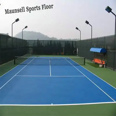 Outdoor PVC Sports Flooring Used for Tennis and basketball courts and kindergarten