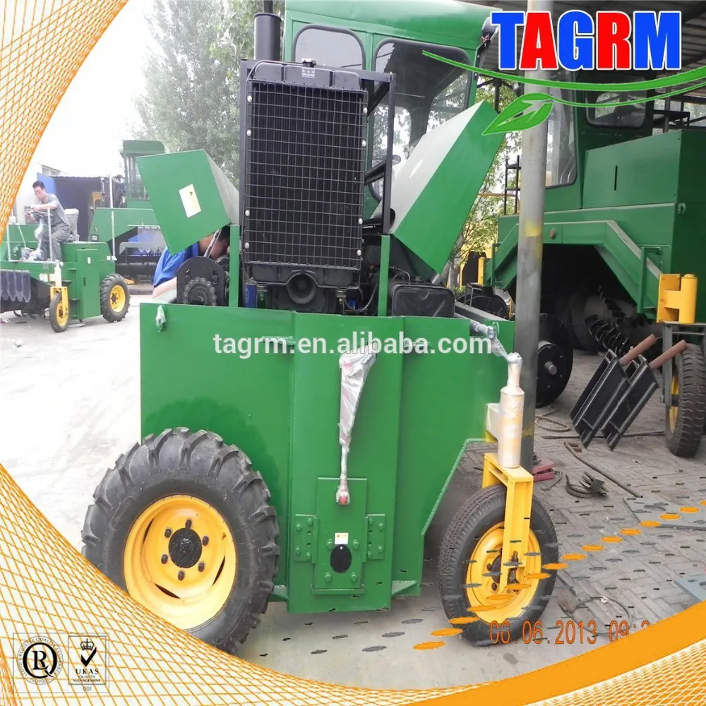 Органическое удобрение компост токарный станок TAGRM manufacturering корова навоза компост токарь