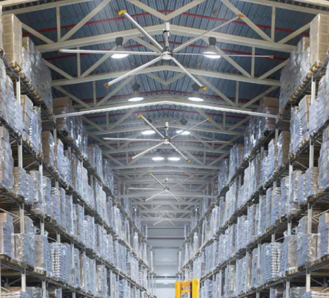 6 blade Big Wind Large Diameter Industrial HVLS Ceiling Fan