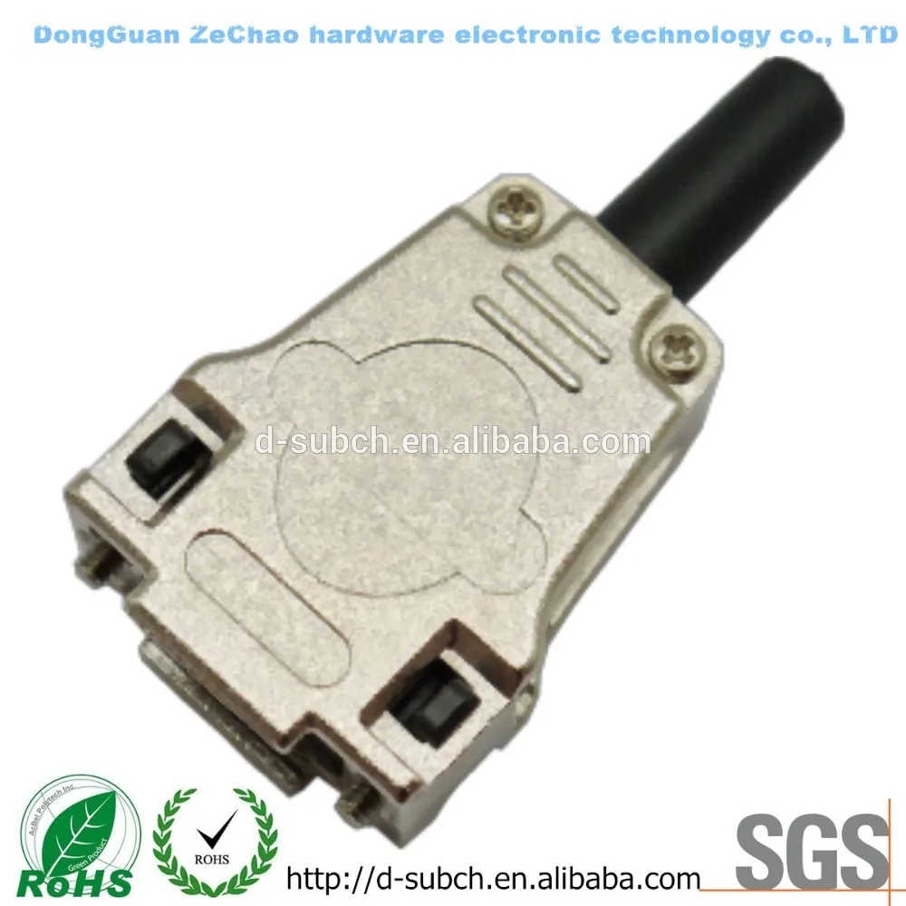 Vga 9 POS разъем backshells, db9 гнездо