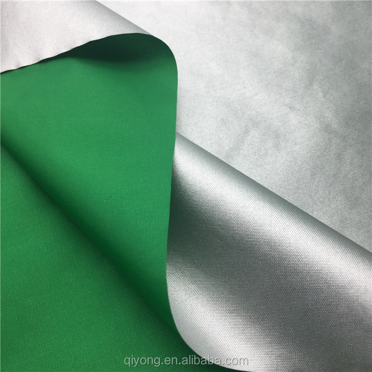 Cheap Price 100%Polyester Silver Coated Taffeta Sunshade Fabric Sun Shade for Tent,Car cover,Umbrella