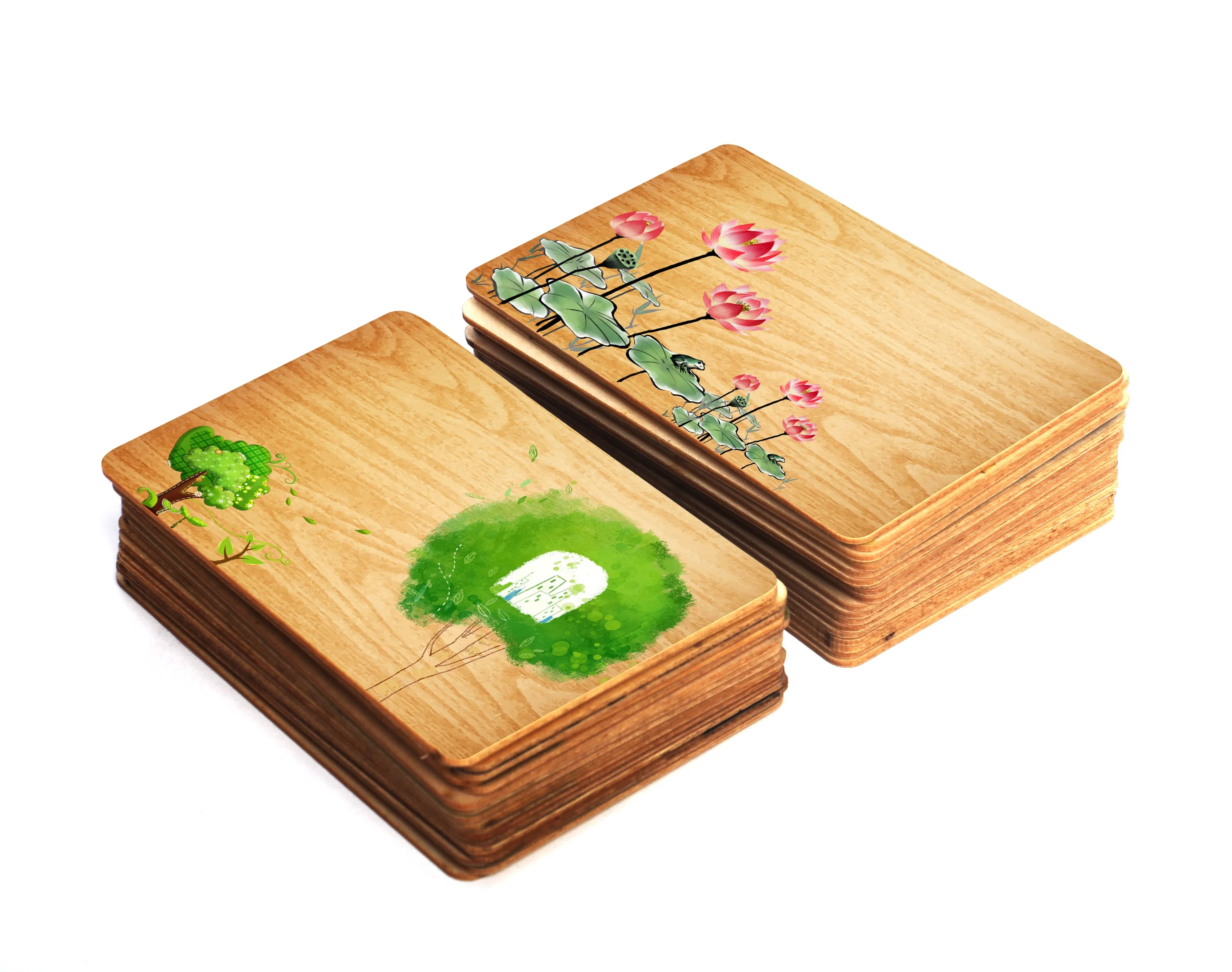 Wooden RFID hotel key card