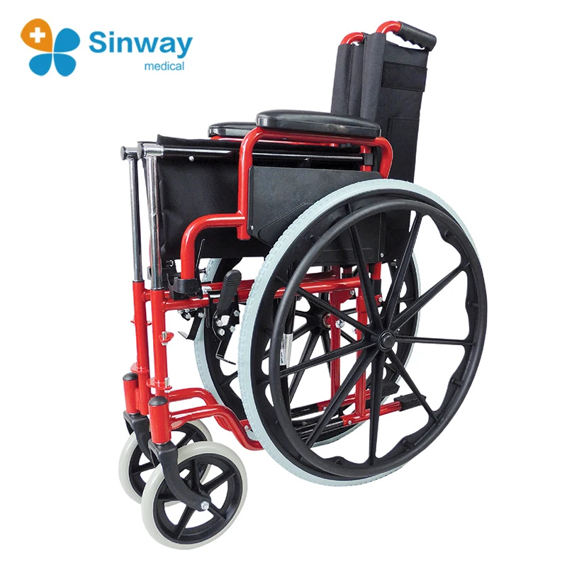 Steel Self propelled Mag Wheel All Terrain Wheelchair