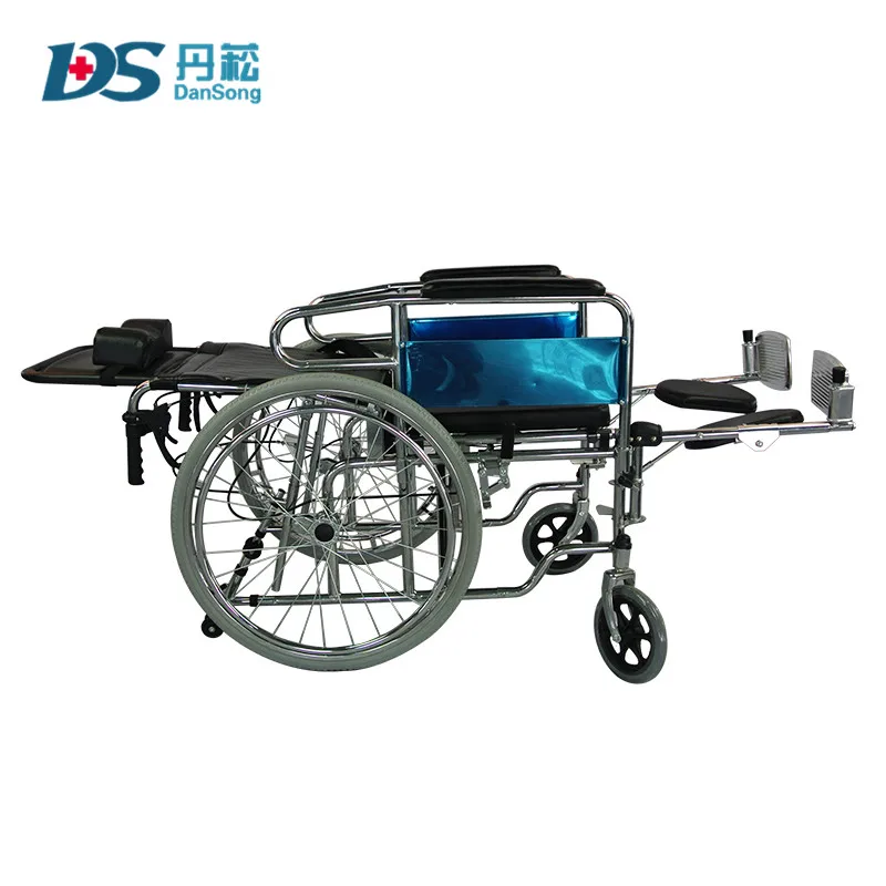 silla de rueda reclinable para discapacitados persona