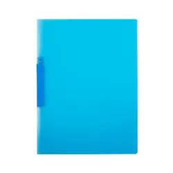 A4 Translucent Plastic PP Clip File Folder with Swing Clip