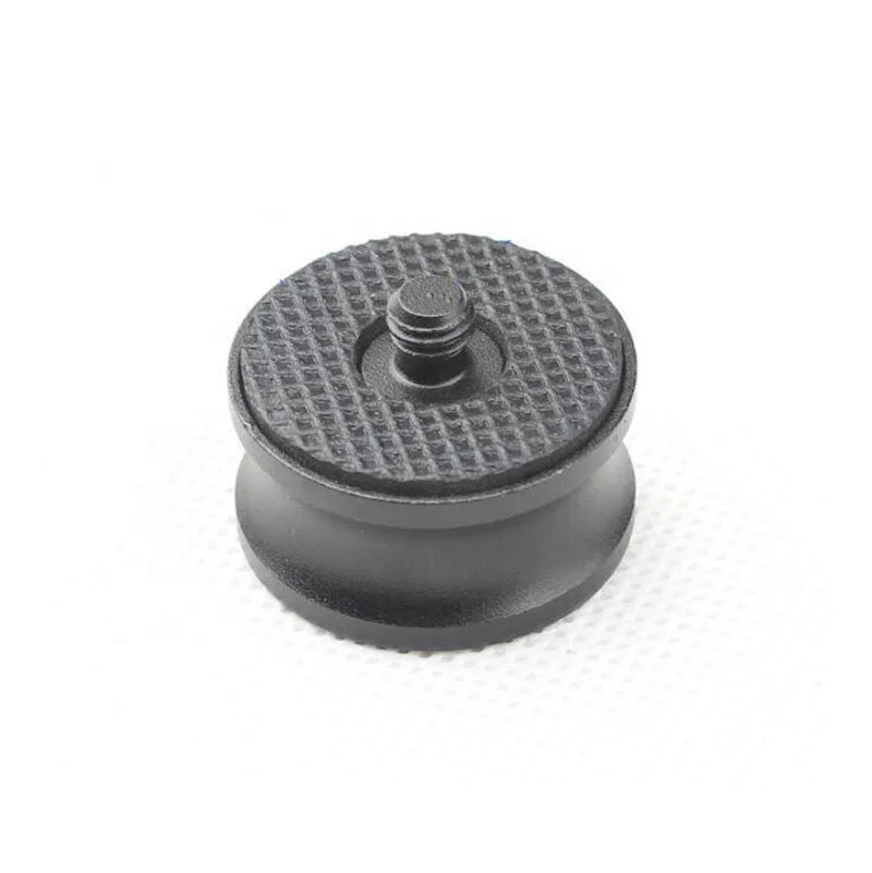 Адаптер из алюминиевого сплава с панорамной наклонной головкой, крепление для камеры, 3/8 дюйма, внутренняя резьба до 1/4 дюйма, базовое крепление для GoPro, DSLR, светодиодная подсветка