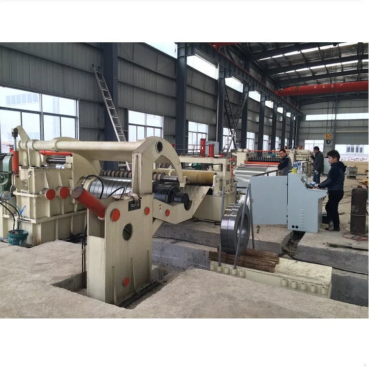 PPGI and SS Automatic shearing and slitting line machine