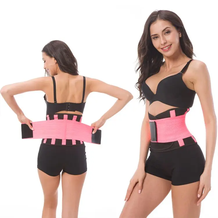 Premium Plus Size Gym Belt  Customize Adjustable Ladies Women Mesh Waist Trainer
