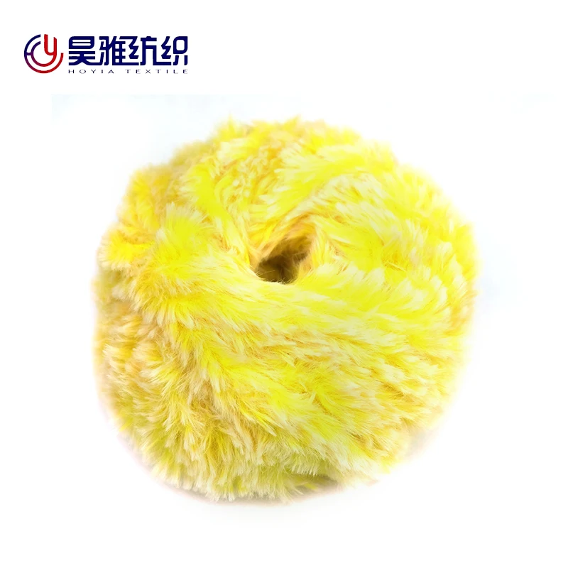 100% polyester eyelash susemi feather yarn for hand made knitting yarn